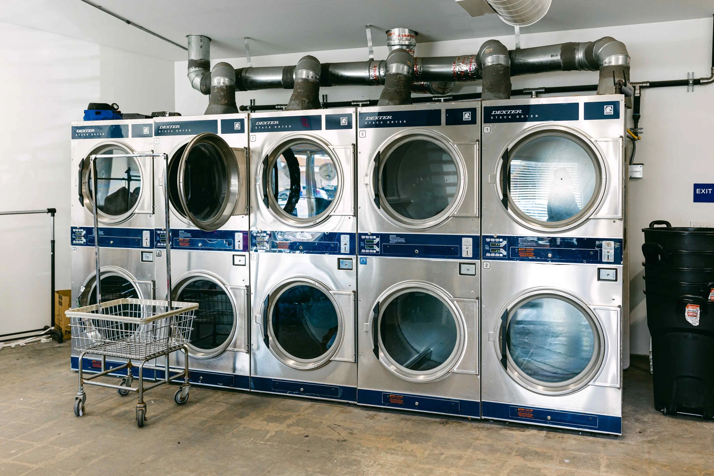 Dryers at a Wash and Fold Laundry Business in Long Beach (1).jpg